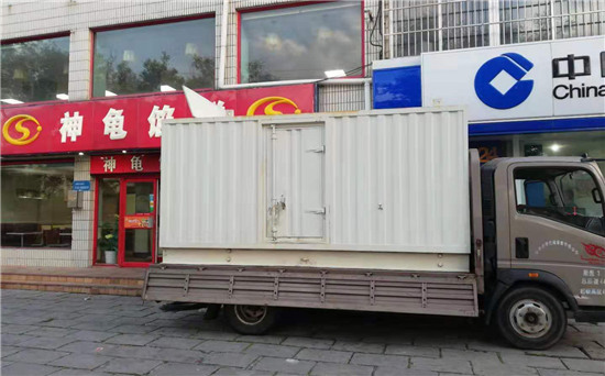 波密出租发电机施工案例